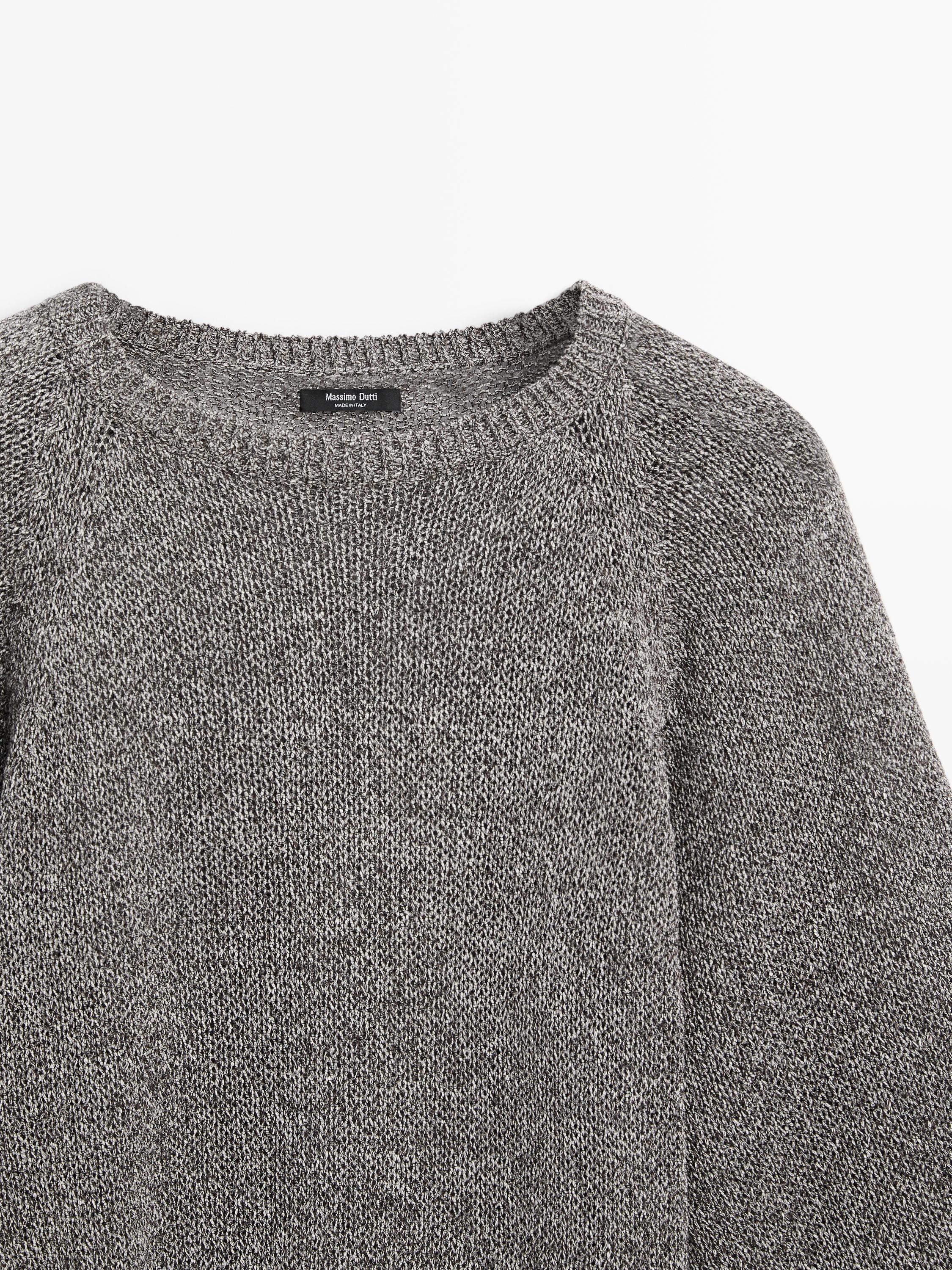 Pull en maille de coton mélang